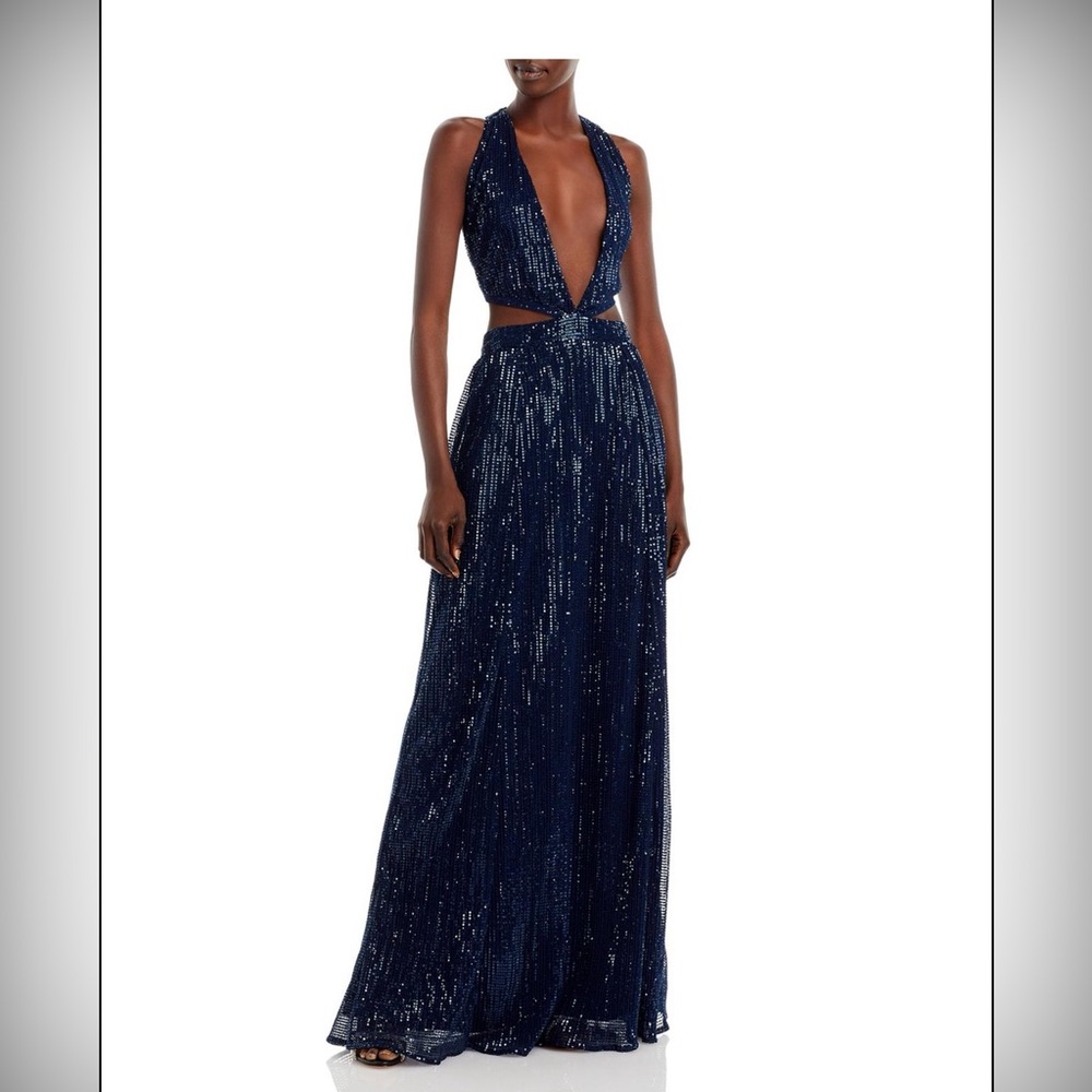 Ramy Brook Salena Dress | NWT | Size 10 | Silk Halter | $695 Retail